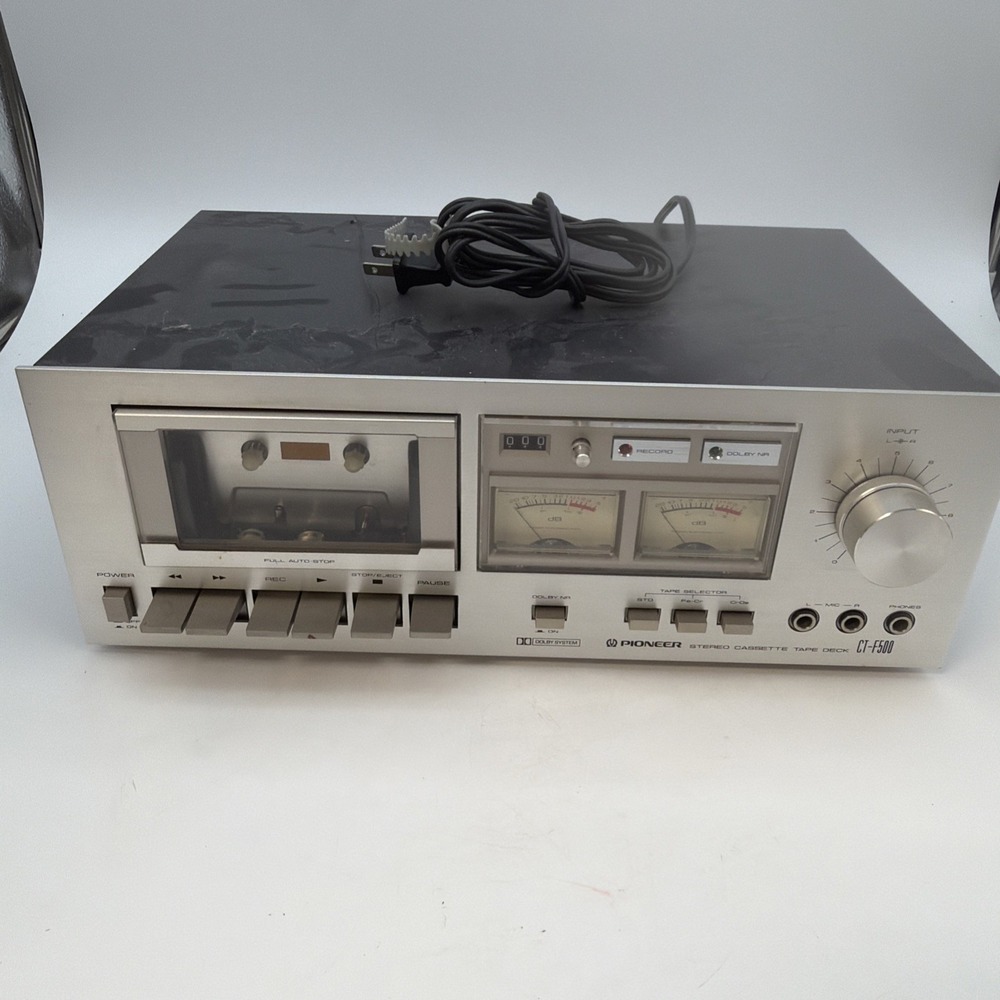 Pioneer (CT-F500) Stereo Cassette Tape Deck